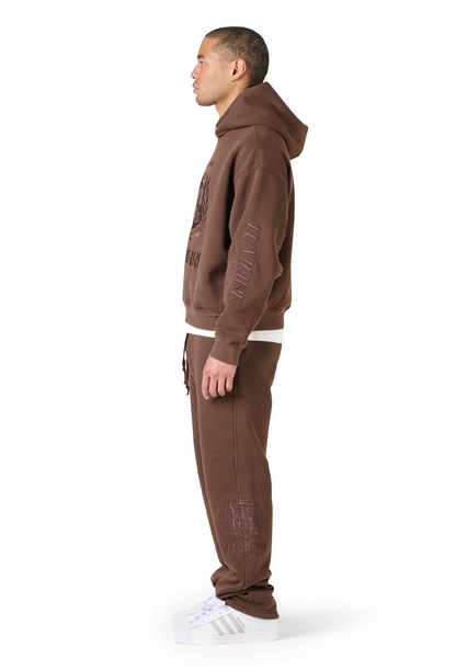 Republique Washed Tracksuit Dark Brown