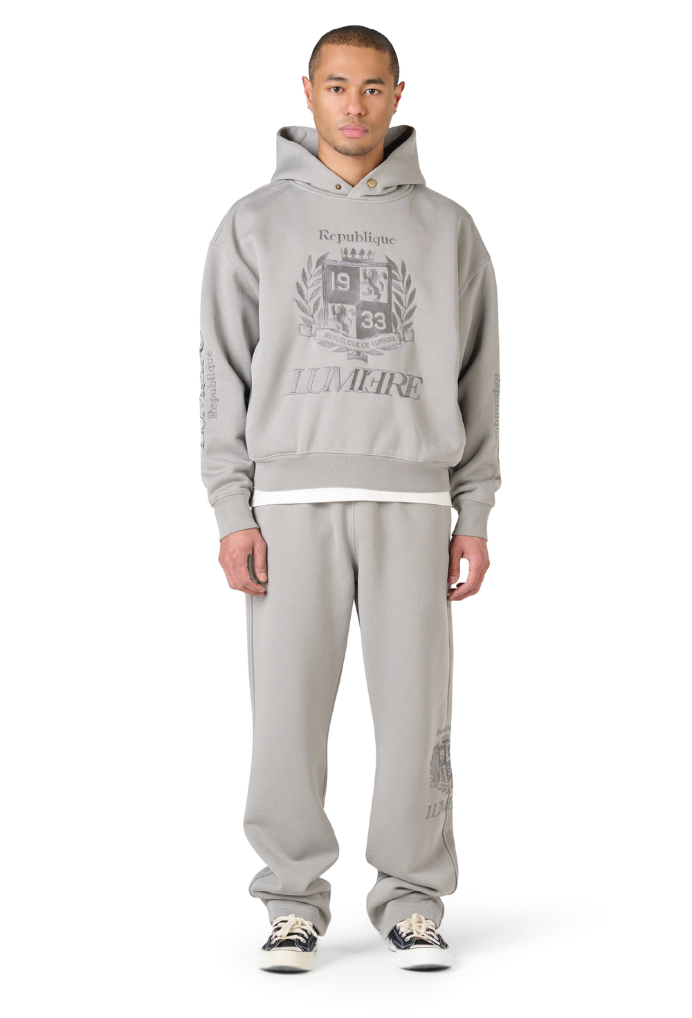 Republique Washed Tracksuit Grey