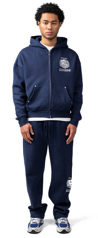 Republique Zipper Tracksuit Blue