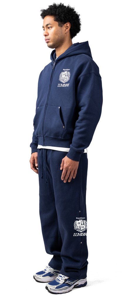 Republique Zipper Tracksuit Blue