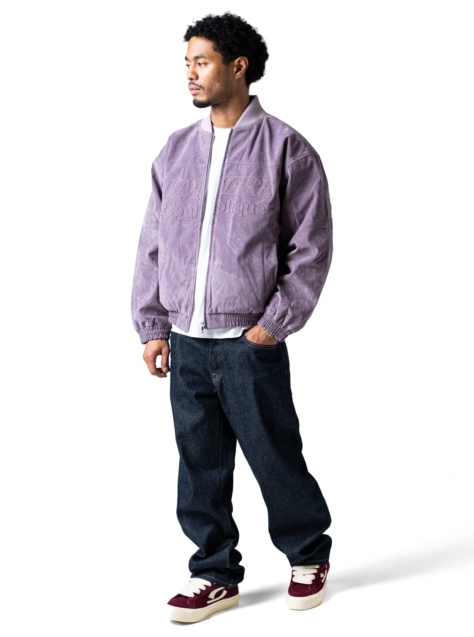 Suede Republique Pink Jacket