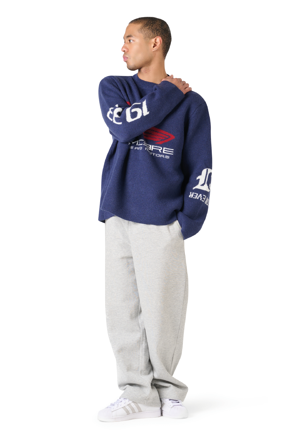 The Knitted Motors Jersey Blue