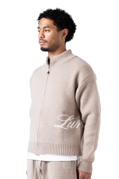 The Lumi3re Cardigan Beige