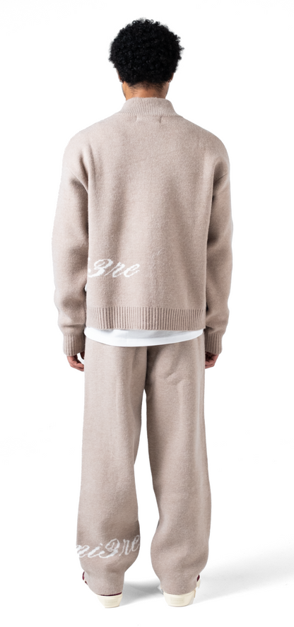 The Lumi3re Knitted Pants Beige