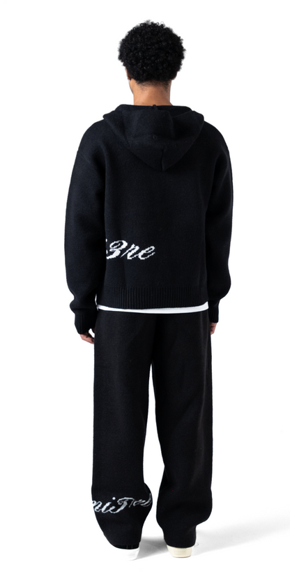 The Lumi3re Zipper Hoodie Black