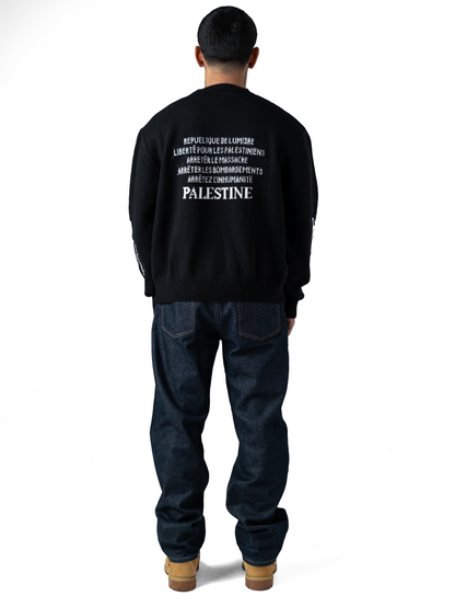 The Palestine Knitted Crewneck