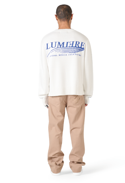 The Solutions Knitted Crewneck Blue