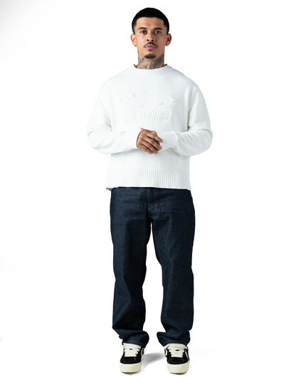 The Wave 3D Knitted Crewneck