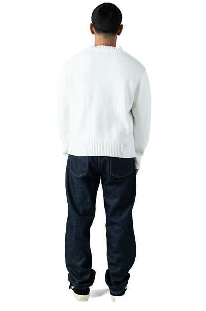 The Wave 3D Knitted Crewneck
