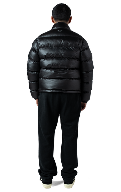 The Wave Hoodless Puffer Jacket Black