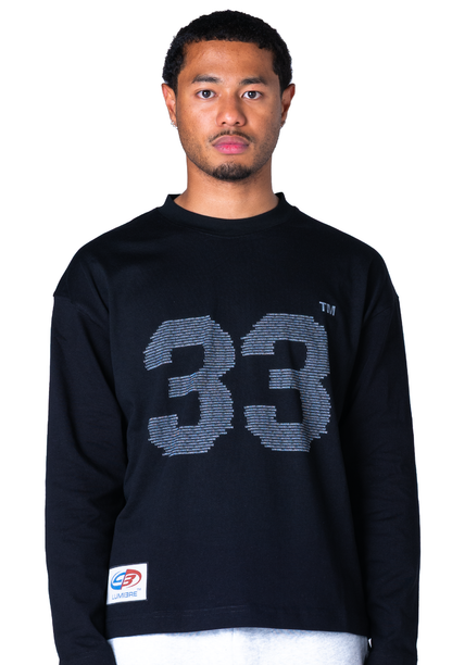 Thirty-Three Black Longsleeve