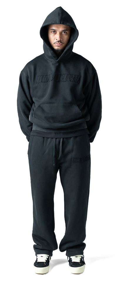 Washed Black Lumi3re Logo Tracksuit