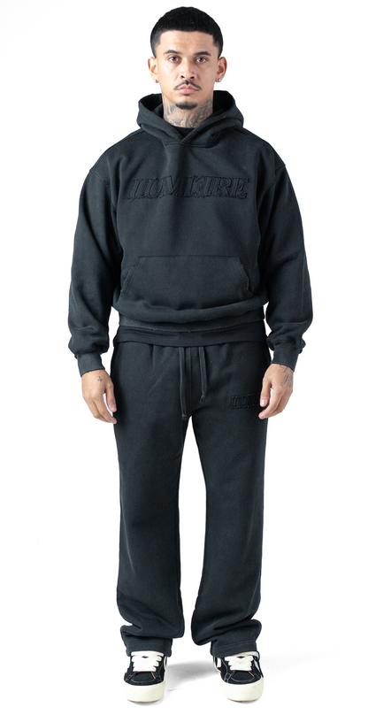 Washed Black Lumi3re Logo Tracksuit