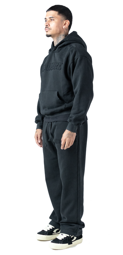 Washed Black Lumi3re Logo Tracksuit