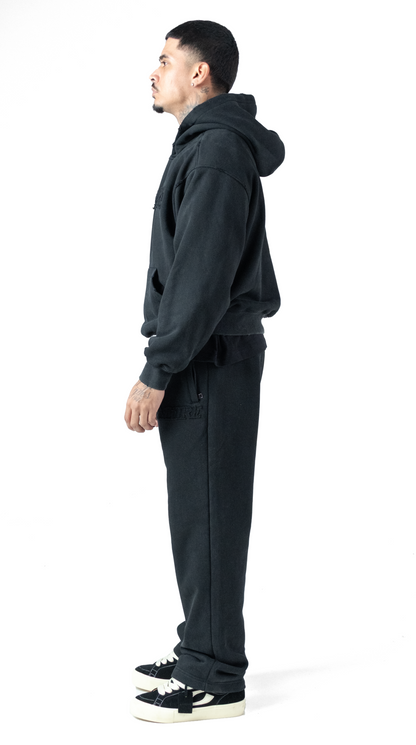 Washed Black Lumi3re Logo Tracksuit