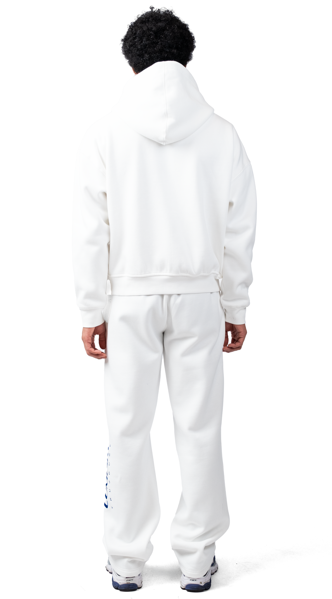 Wave Logo Zipper Tracksuit White
